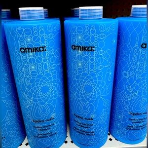 Intense Moisture Shampoo & Conditioner-  Amika Hydro Rush 2 -1Liter